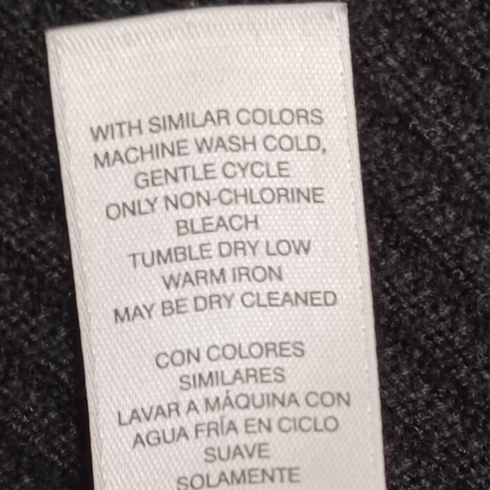 Women's Chico Black Ribbed Design Sweater Size 1 (M/8) - Picture 5 of 8